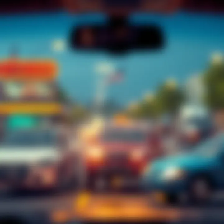 Scenarios for Temporary Auto Insurance Illustration depicting various scenarios for temporary auto insurance use