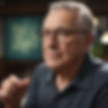 A serene image of a senior enjoying peace of mind