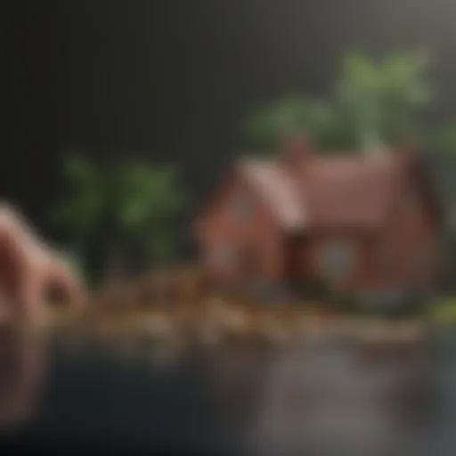 Concept of mortgage insurance explained visually