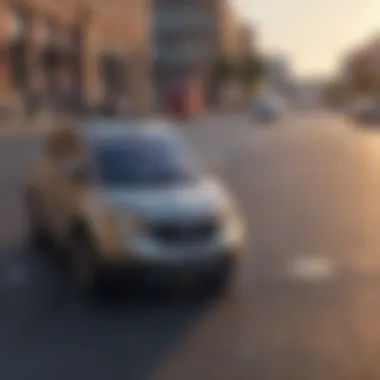 GPS tracking device in use