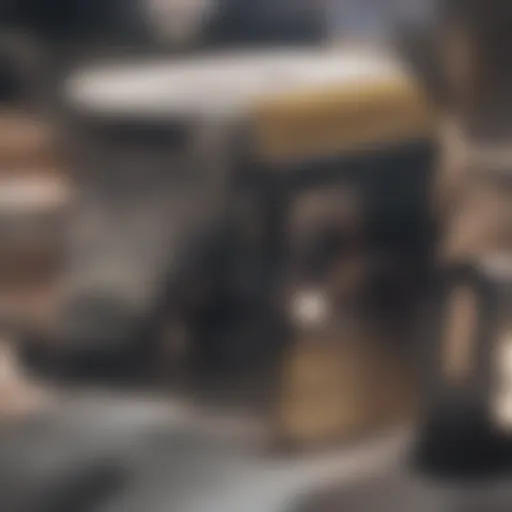 Close-up of high-quality motor oil in a container