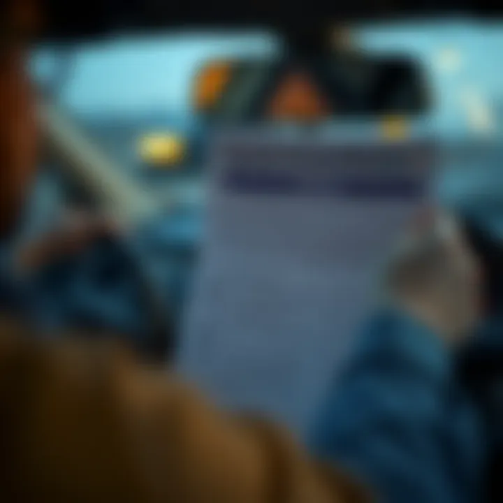Essential Driving Maneuvers Checklist A checklist outlining essential driving maneuvers for the test.