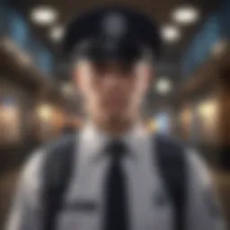 Conceptual graphic illustrating the idea of youth and security