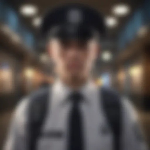 Conceptual graphic illustrating the idea of youth and security