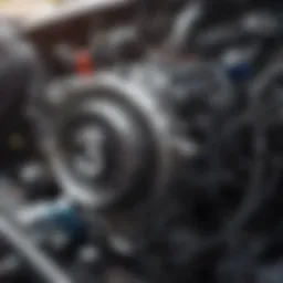 Illustration of engine number location on a vehicle