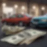 Conceptual illustration of Actual Cash Value in auto insurance