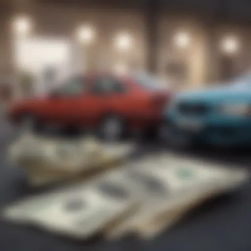 Conceptual illustration of Actual Cash Value in auto insurance