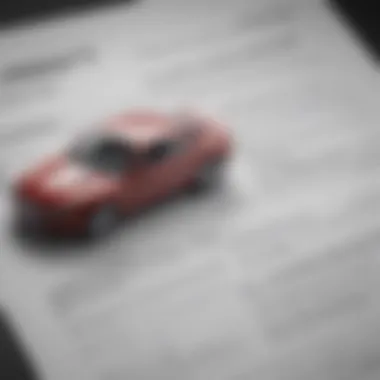 A close-up of a car warranty document highlighting coverage details.