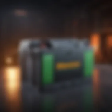 Fully Charged Car Battery A fully charged car battery ready for installation